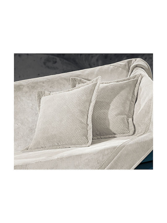 Guy Laroche Decorative Pillow Case Rubicon Fleece Beige 42x42cm.
