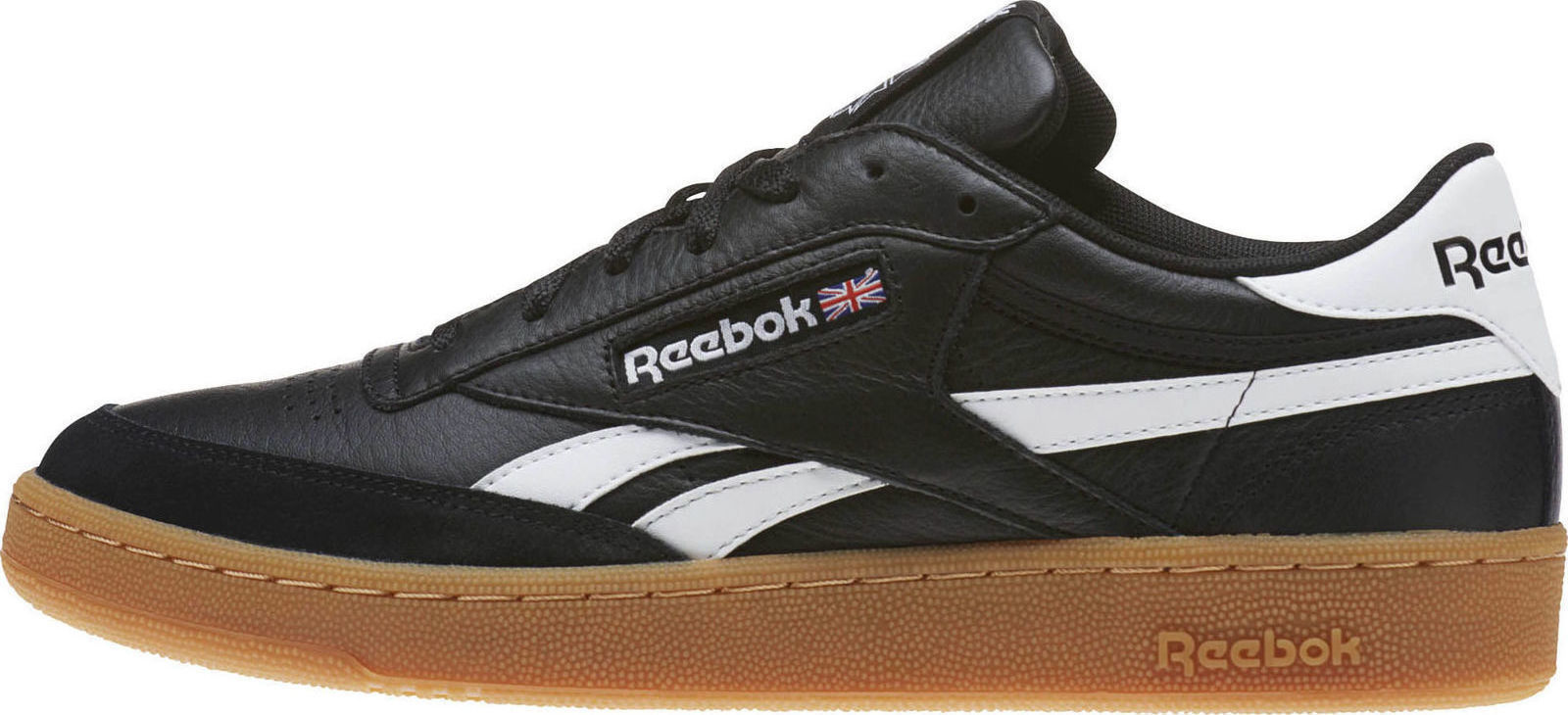 jualjual reebok revenge plus mu black leather original