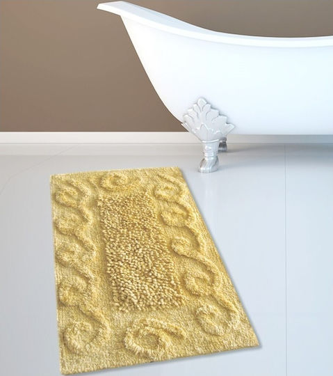 San Lorentzo Cotton Bath Mat Spiral 2110 Lemon Yellow 45x70cm San Lorentzo Cotton Bath Mat Spiral 2110 Lemon Yellow 45x70cm