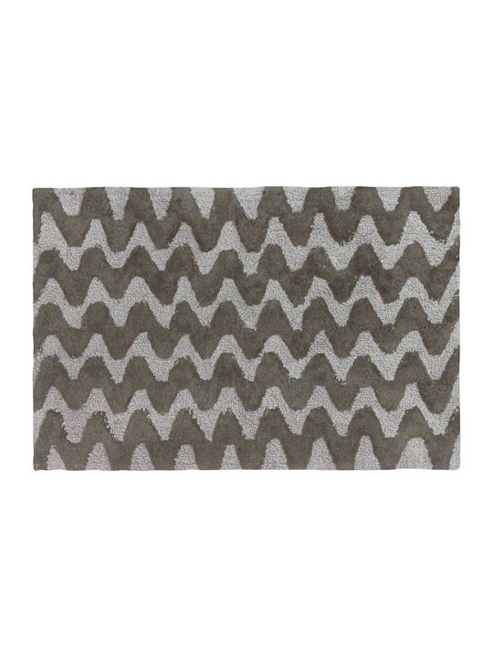 Guy Laroche Bath Mat Cotton Pevero 1127091112011 Silver 55x90cm