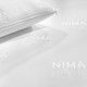 Nima Single Waterproof Jacquard Mattress Cover Fitted Jacquard White 100x200+30cm