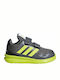 Altarun Altarun Kids Sports Shoes Running with Hoop & Loop Closure Gray
