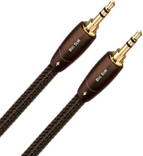 Audioquest Audio Cable 3.5mm Male - 3.5mm Male Black 3m with Gold Plated Terminals Big Sur
