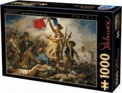 Eugene Delacroix Libertatea Conducând Poporul Puzzle 2D 1000 Piese