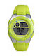 Xonix Digital Watch with Green Rubber Strap KN-003