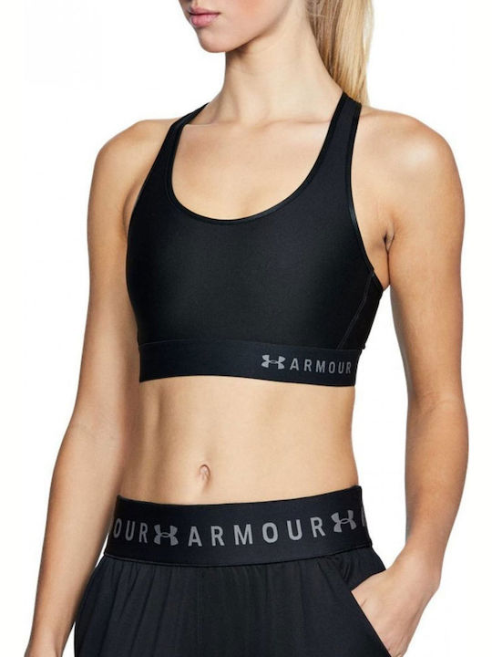 Armour® Mid Sports Femei Atletic Sutien sport Negru