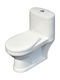 Kerafina Bebe Kinder-Boden-WC mit Spülung Weiße