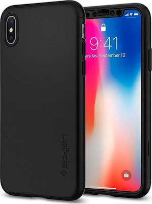 Spigen Thin Fit 360 Μαύρο (iPhone X)