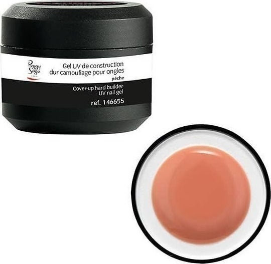 Peggy Sage Cover-up Hart UV Peche Bauherren-Gel Nägel Orange 15g
