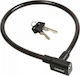 Lampa Bicycle Cable Lock with Key Black