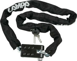Lampa Snake Chain Αντικλεπτική Αλυσίδα Μοτοσυκλέτας με Κλειδαριά και Μήκος 100εκ. Μαύρο Χρώμα