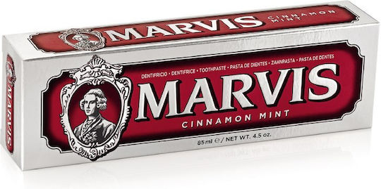 Marvis Cinnamon Mint Toothpaste for Ulitis , Plaque & Cavities 85ml