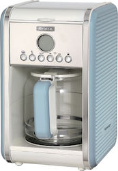 Ariete 1342 Vintage Programmable Filter Coffee Machine 960W Light Blue