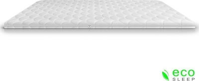 Eco Sleep Semi Double Foam Mattress Topper Cellfoam with Removable Cover 110x200x4cm