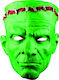 Carnival Mask Full Face Latex Frankenstein