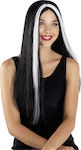 Carnival Wig Straight Brunette for Halloween 60cm