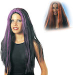 Carnival Wig Straight Black Μάγισσας 60cm