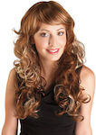 Carnival Wig Curly Chestnut