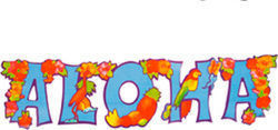 Clown Republic Aloha Girlande für Party Blumen