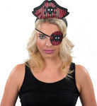 Carnival Headband Red for Halloween 2pcs