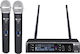 Prodipe UHF M850 DSP Duo Ασύρματο Δυναμικό Μικρόφωνο Χειρός για Φωνητικά