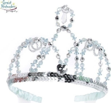 Carnival Headband Silver made of Plastic 10980