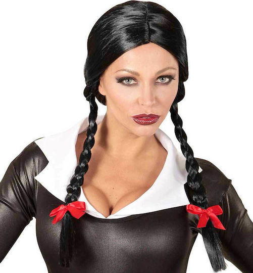 Carnival Wig with Braids Brunette