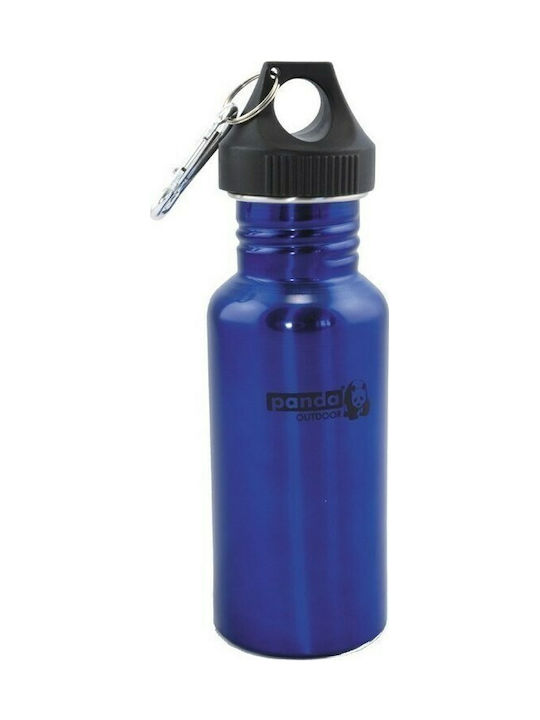 Panda Aluminum Water Bottle 500ml Blue