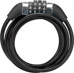 Kenda Bicycle Cable Lock with Combination Black