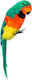 Decorative Parrot Carnival Accessory Green