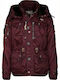 Khujo Ivar 2014JK153 Bordeaux Men's Winter Jacket Burgundy 2014JK153-628