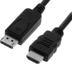 Roline Cable DisplayPort male - HDMI male 1m Black (11.99.5780)