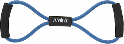 Amila Figure 8 Resistance Band Very Hard with Handles Blue