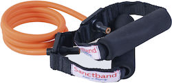 Sanctband Resistance Band Gymtube Light with Handles Orange 1.2m