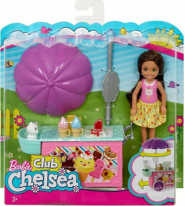 Barbie Club Chelsea Doll and Ice Cream Cart - Skroutz.gr