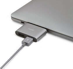 Moshi 99MO084214 USB-C Male to USB-A 2x Female Converter Moshi 99MO084214 USB-C Male to USB-A 2x Female Converter