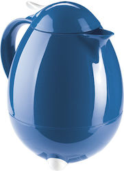 Leifheit Columbus Jug Thermos Plastic Blue 1lt with Handle 28346