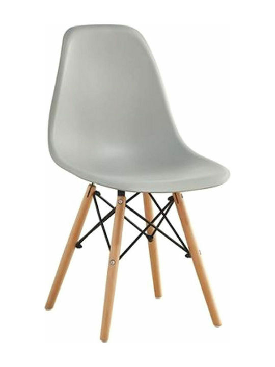 Art Kitchen Polypropylene Chair Gray 47x54x82cm