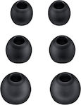 Rubber for Headsets (3 Pack) Ersatz-Ohrstücke für Kopfhörer INEAR-6-BK