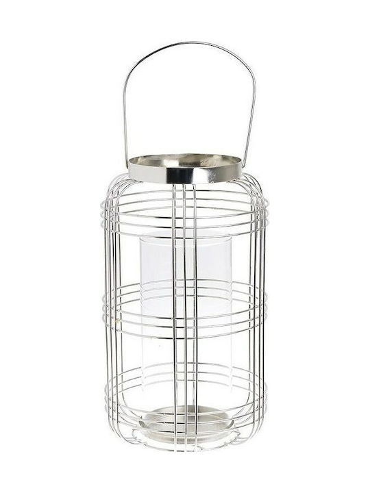 Inart Floortop Metallic Lantern 19x19x31cm