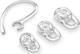 Plantronics Ανταλλακτικά Eartips Spare Fit Kit Multi-Pack Λευκά