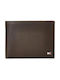 Tommy Hilfiger Mesh Flap Men's Leather Wallet Brown