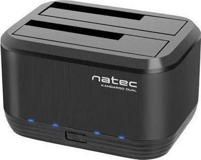 Natec NSD-0955 Docking Station for 2 Hard Drives SATA 2.5" / 3.5" with Connection USB 3.0 (NSD-0955)