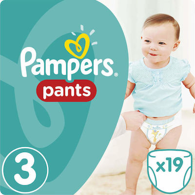 Pampers Pants Pantaloni de scutec Nr. 3 pentru 6-11 kg 19buc