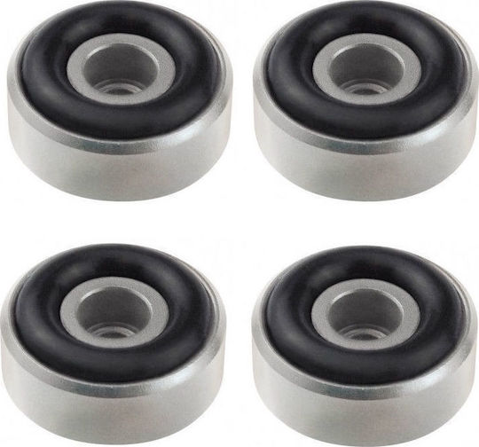Dynavox Aluminium Mini Amortizoare pentru difuzoare 20mm Set de 4 bucăți Argintiu