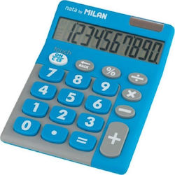 Milan 159906 Calculator 10 Digits in Light Blue Color