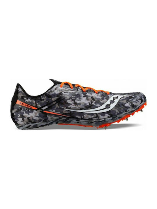 Saucony Ballista Sport Shoes Spikes Gray