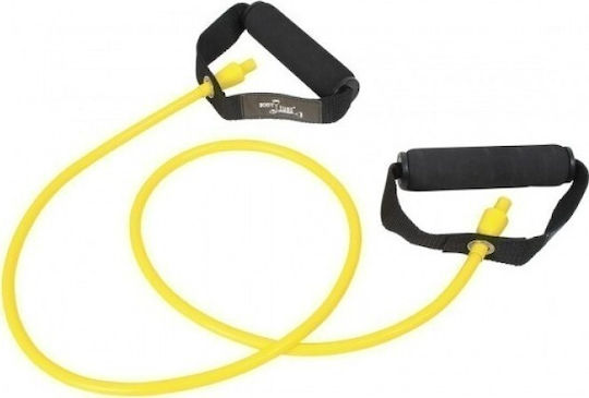 Body Concept Body Tube Gm - Μαλακό Λάστιχο Γυμναστικής Σωληνωτό Μαλακό με Λαβές Κίτρινο