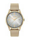 Sixties Watch Battery with Gold Metal Bracelet GME-02