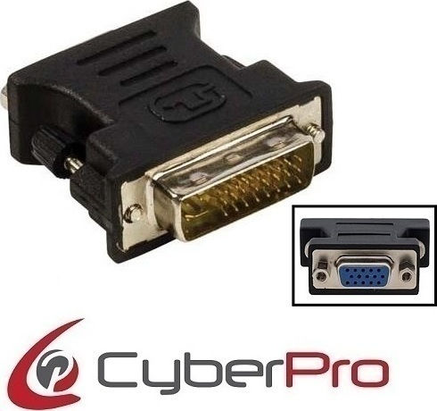 CyberPro Converter DVI-I male to VGA female 1pcs CP-DV10